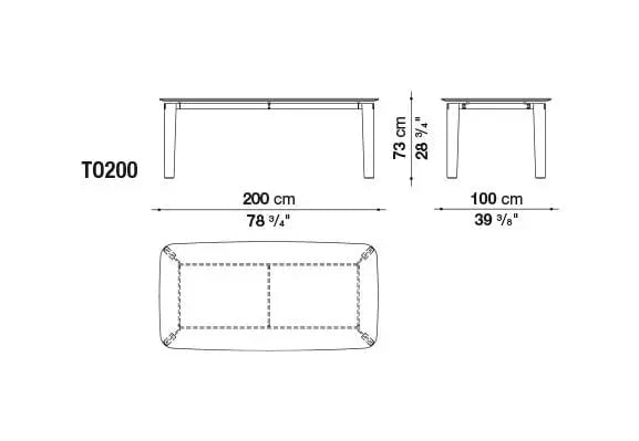 Oskar Table | B&B Italia | JANGEORGe Interior Design