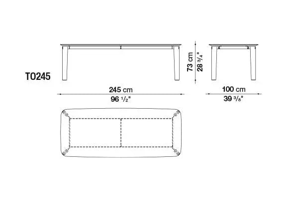 Oskar Table | B&B Italia | JANGEORGe Interior Design
