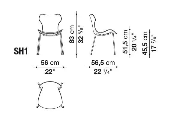 Papilio Shell Chair | B&B Italia | JANGEORGe Interior Design