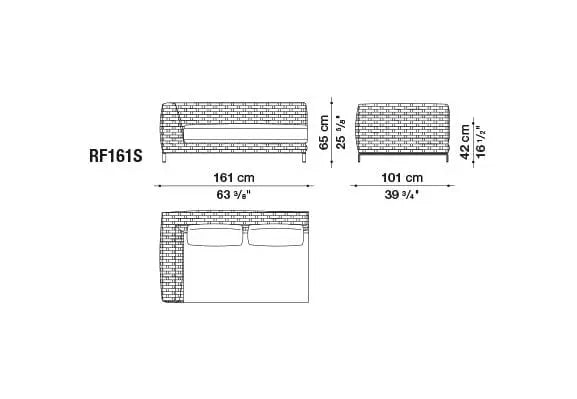 Ray Outdoor Fabric Sofa | B&B Italia | JANGEORGe Interior Design