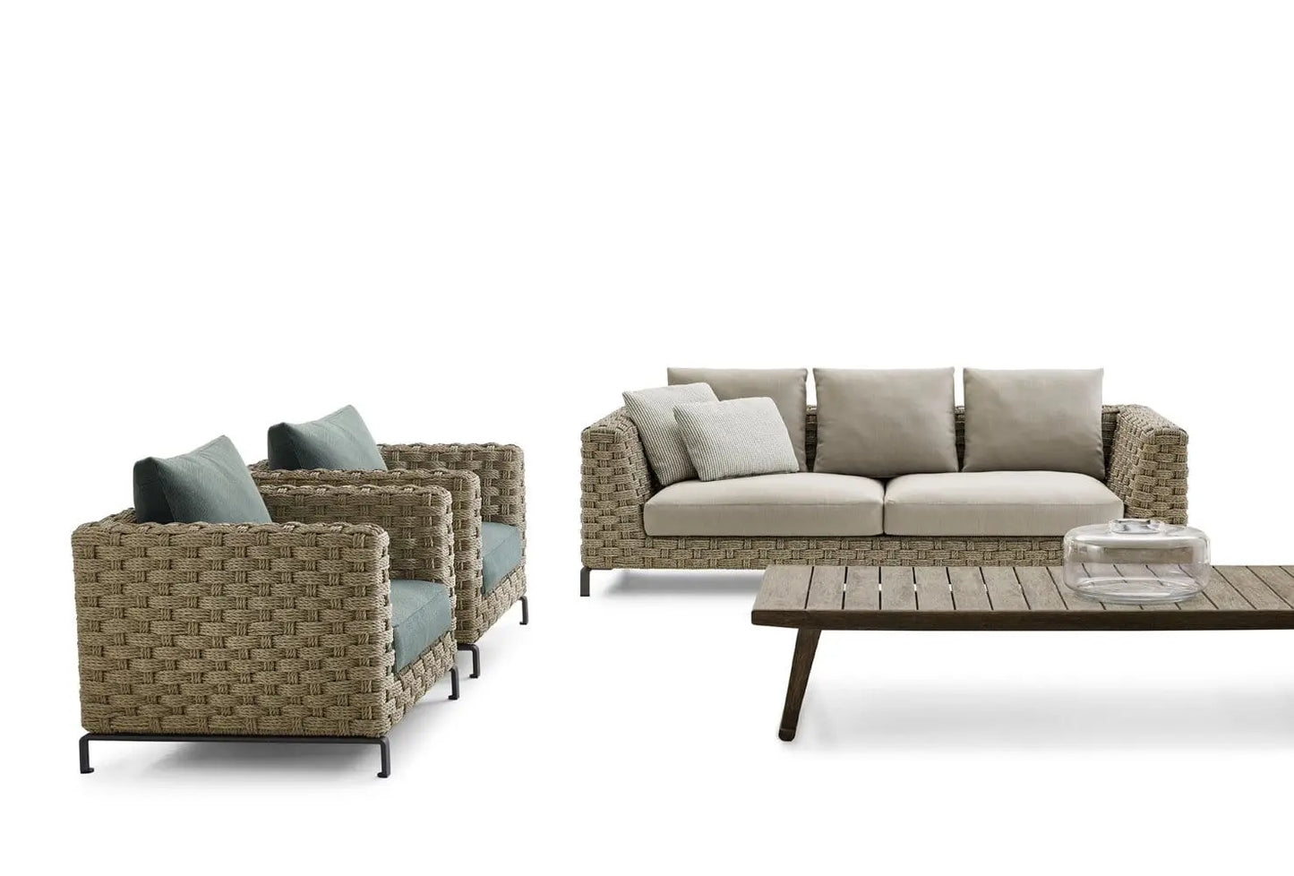 Ray Outdoor Natural Sofa | B&B Italia | JANGEORGe Interior Design