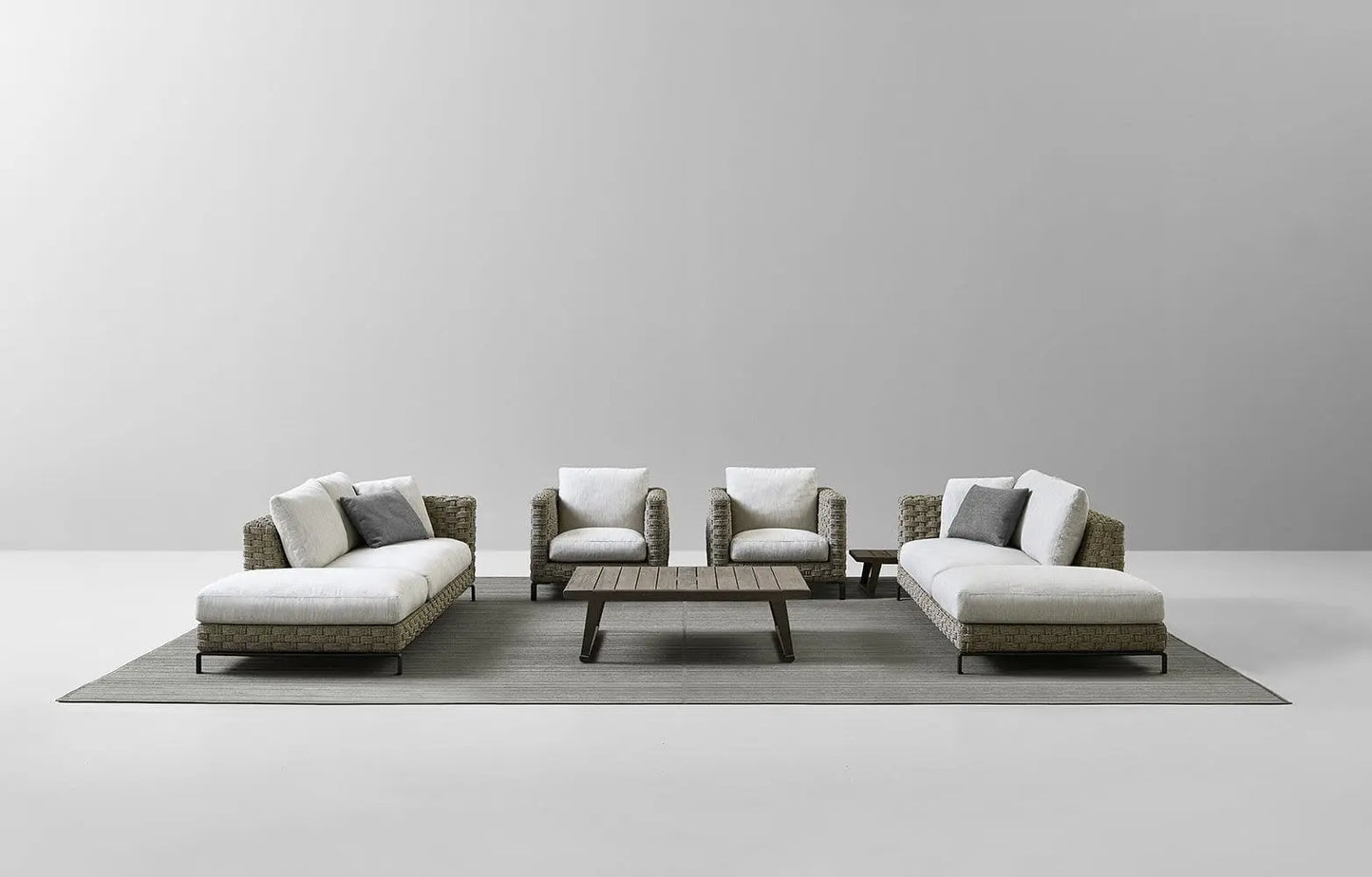 Ray Outdoor Natural Sofa | B&B Italia | JANGEORGe Interior Design