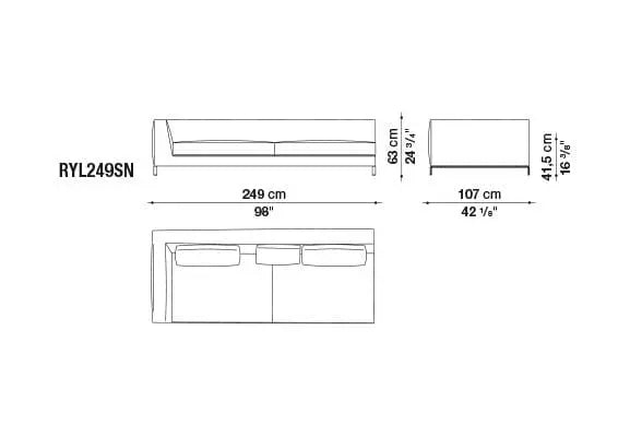 Ray Sofa | B&B Italia | JANGEORGe Interior Design