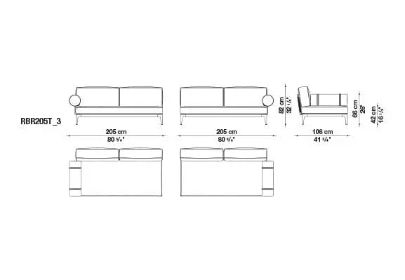 Ribes Sofa | B&B Italia | JANGEORGe Interior Design