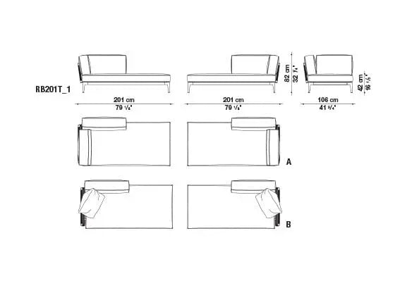 Ribes Sofa | B&B Italia | JANGEORGe Interior Design