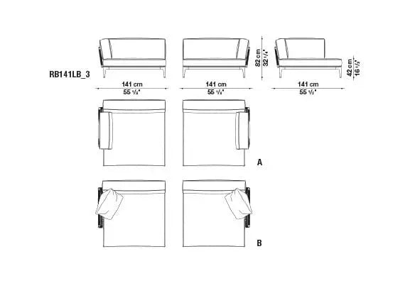 Ribes Sofa | B&B Italia | JANGEORGe Interior Design