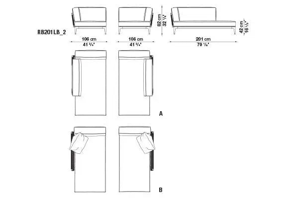 Ribes Sofa | B&B Italia | JANGEORGe Interior Design