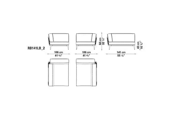 Ribes Sofa | B&B Italia | JANGEORGe Interior Design