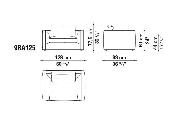 Richard Armchair | B&B Italia | JANGEORGe Interior Design