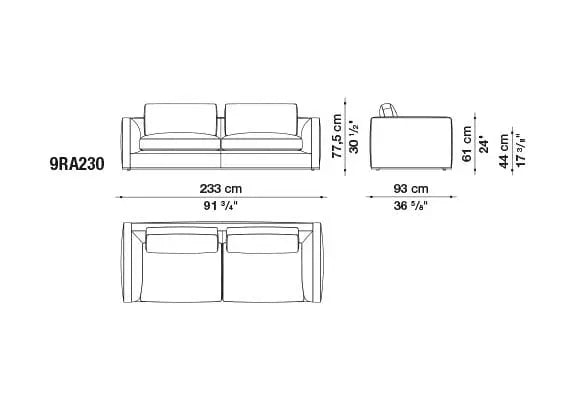 Richard Sofa | B&B Italia | JANGEORGe Interior Design