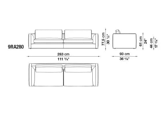 Richard Sofa | B&B Italia | JANGEORGe Interior Design