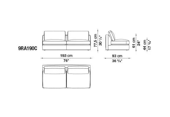 Richard Sofa | B&B Italia | JANGEORGe Interior Design