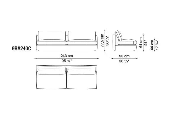 Richard Sofa | B&B Italia | JANGEORGe Interior Design
