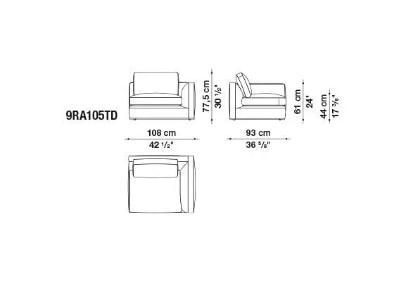 Richard Sofa | B&B Italia | JANGEORGe Interior Design