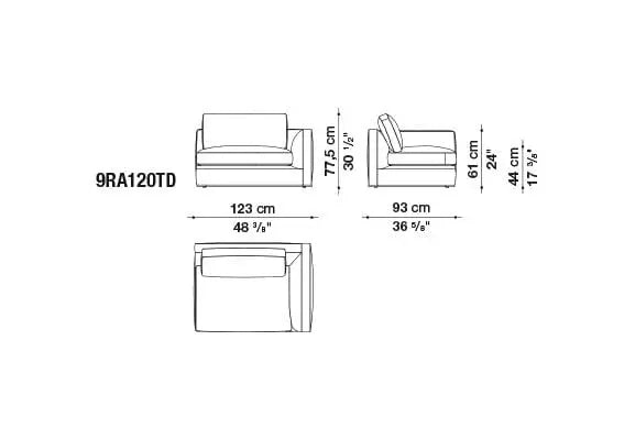 Richard Sofa | B&B Italia | JANGEORGe Interior Design