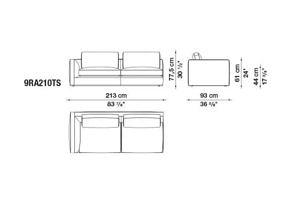 Richard Sofa | B&B Italia | JANGEORGe Interior Design