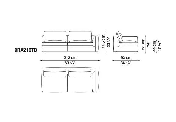 Richard Sofa | B&B Italia | JANGEORGe Interior Design