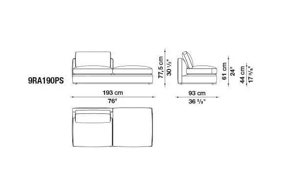 Richard Sofa | B&B Italia | JANGEORGe Interior Design