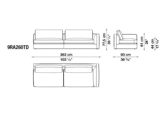 Richard Sofa | B&B Italia | JANGEORGe Interior Design
