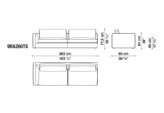 Richard Sofa | B&B Italia | JANGEORGe Interior Design