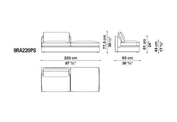 Richard Sofa | B&B Italia | JANGEORGe Interior Design