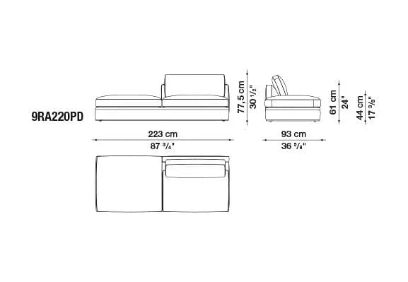 Richard Sofa | B&B Italia | JANGEORGe Interior Design