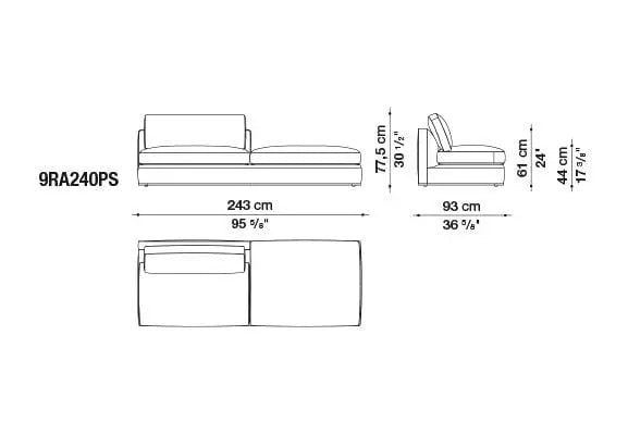 Richard Sofa | B&B Italia | JANGEORGe Interior Design