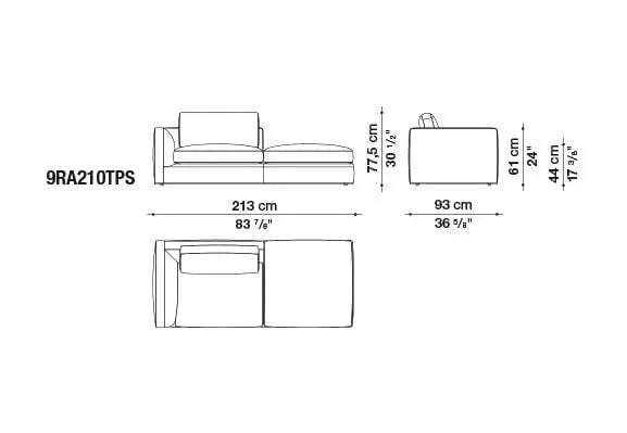 Richard Sofa | B&B Italia | JANGEORGe Interior Design