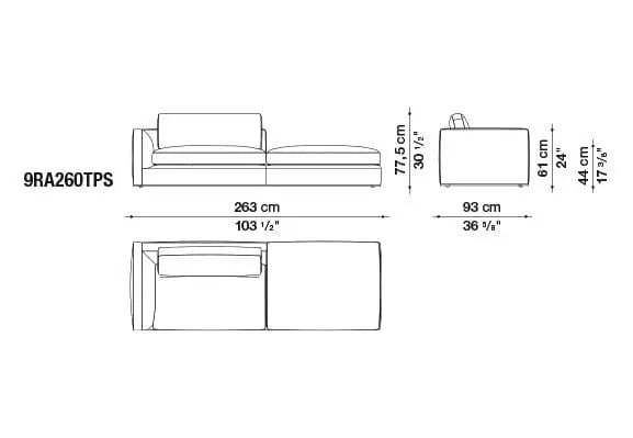 Richard Sofa | B&B Italia | JANGEORGe Interior Design