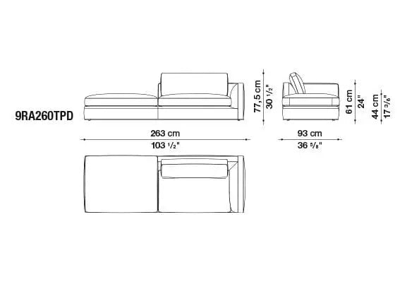 Richard Sofa | B&B Italia | JANGEORGe Interior Design