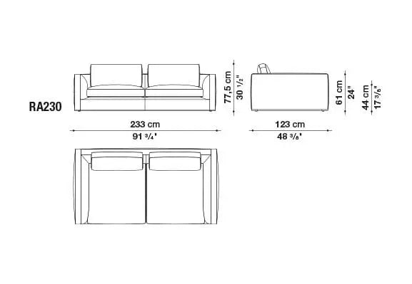 Richard Sofa | B&B Italia | JANGEORGe Interior Design