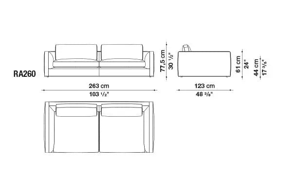 Richard Sofa | B&B Italia | JANGEORGe Interior Design