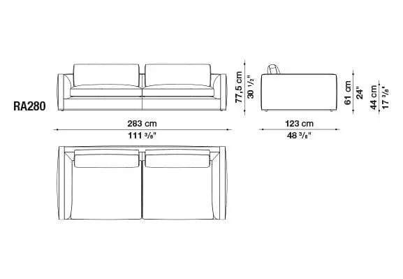 Richard Sofa | B&B Italia | JANGEORGe Interior Design