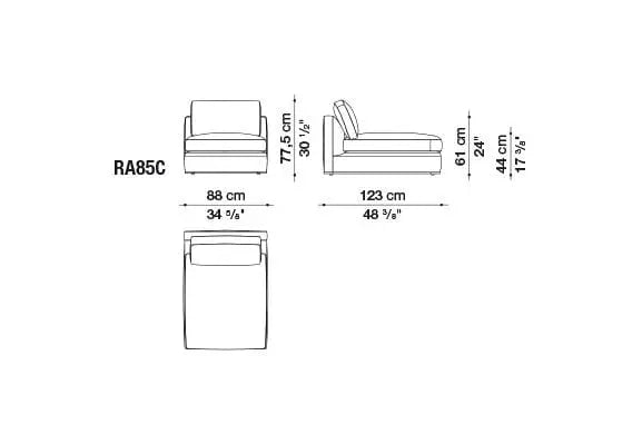 Richard Sofa | B&B Italia | JANGEORGe Interior Design