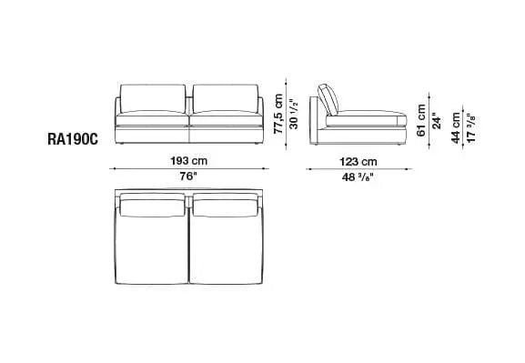 Richard Sofa | B&B Italia | JANGEORGe Interior Design