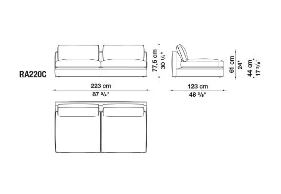 Richard Sofa | B&B Italia | JANGEORGe Interior Design