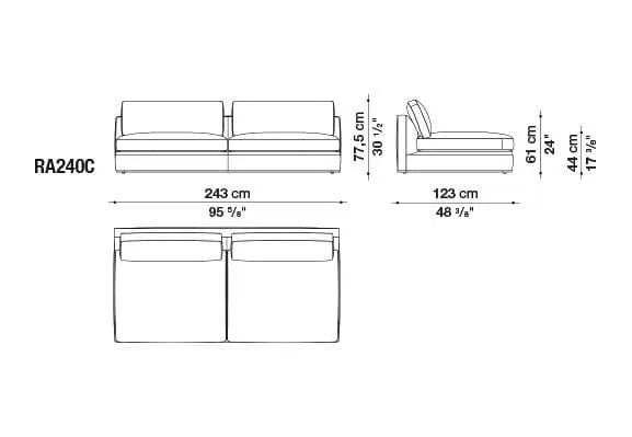Richard Sofa | B&B Italia | JANGEORGe Interior Design