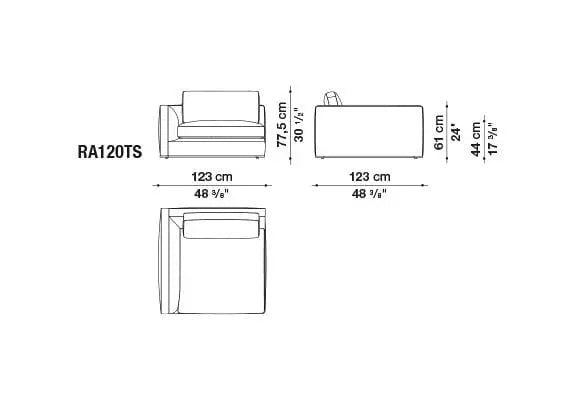 Richard Sofa | B&B Italia | JANGEORGe Interior Design