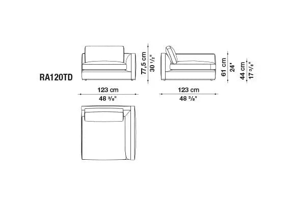 Richard Sofa | B&B Italia | JANGEORGe Interior Design