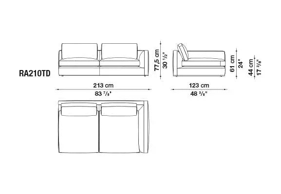 Richard Sofa | B&B Italia | JANGEORGe Interior Design