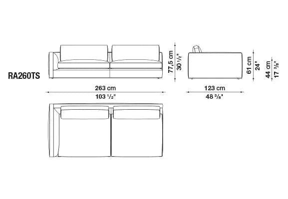 Richard Sofa | B&B Italia | JANGEORGe Interior Design