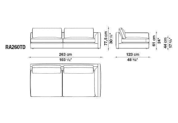 Richard Sofa | B&B Italia | JANGEORGe Interior Design