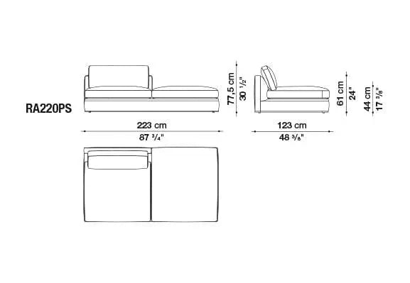 Richard Sofa | B&B Italia | JANGEORGe Interior Design