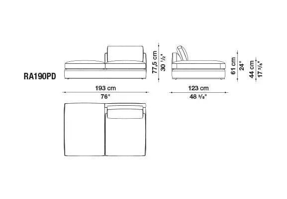 Richard Sofa | B&B Italia | JANGEORGe Interior Design