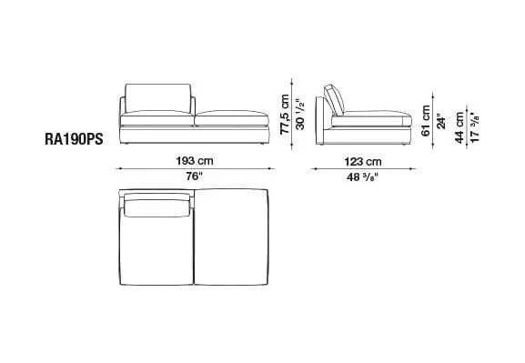 Richard Sofa | B&B Italia | JANGEORGe Interior Design
