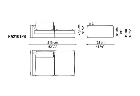 Richard Sofa | B&B Italia | JANGEORGe Interior Design