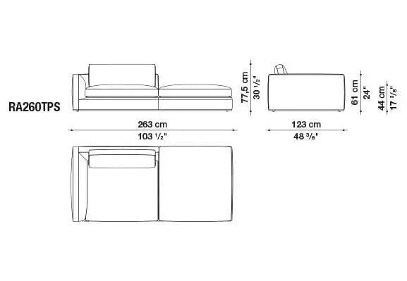Richard Sofa | B&B Italia | JANGEORGe Interior Design