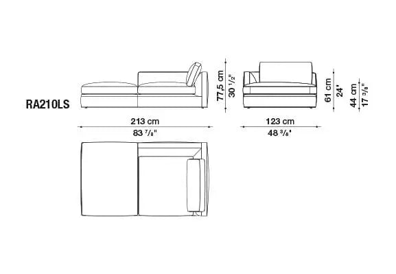 Richard Sofa | B&B Italia | JANGEORGe Interior Design
