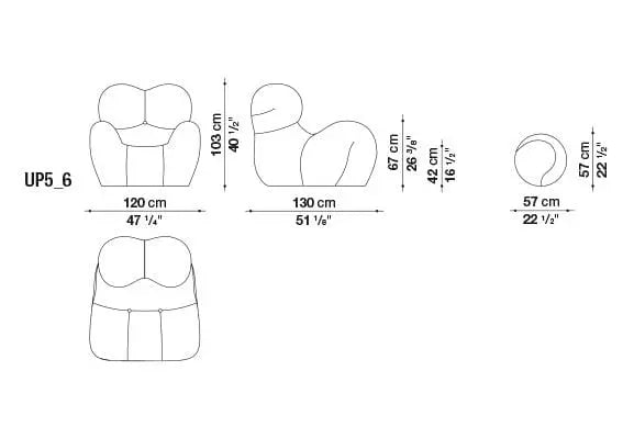 Serie Up 2000 Armchair | B&B Italia | JANGEORGe Interior Design