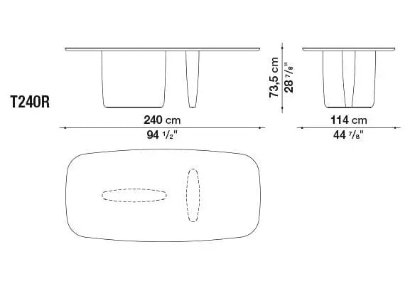 Tobi-Ishi Table | B&B Italia | JANGEORGe Interior Design